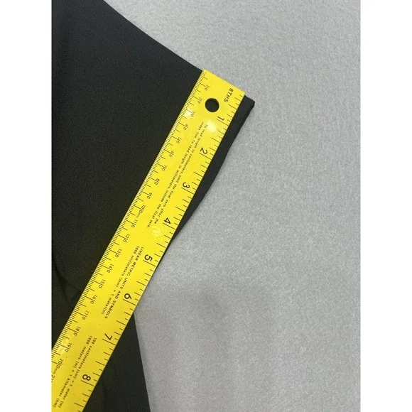 CeCe Bow Neck Short Sleeve A-Line Black Dress Women’s New $129 Size 6 - Picture 9 of 16